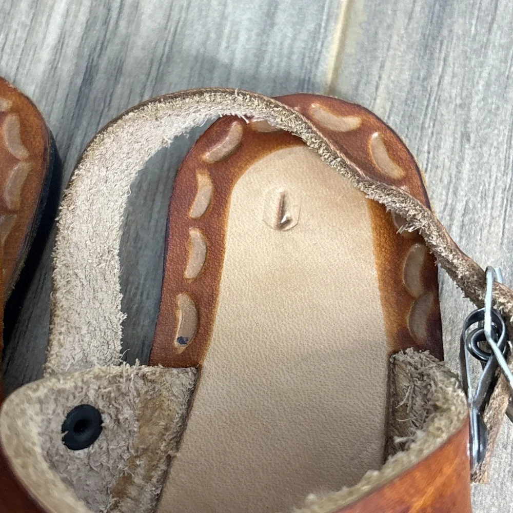 Lot Of 3 Baby Sandler / Western Boots Size 0-3 Month Mixed Styles And Brands EUC
